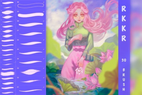 Download Anime Painting Brushes for Procreate - Procreate Collection