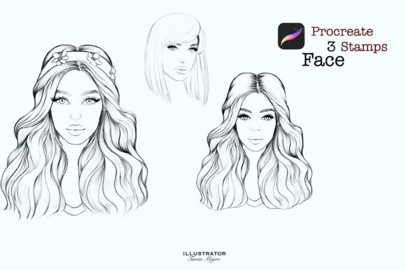 Download Procreate Face Stamps - Procreate Collection