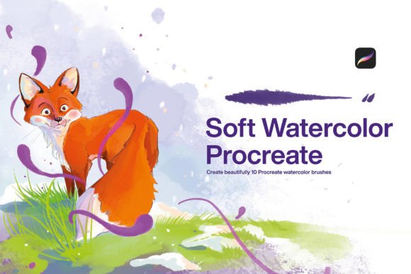 Download 10 Soft Watercolor Brushes Procreate - Procreate Collection