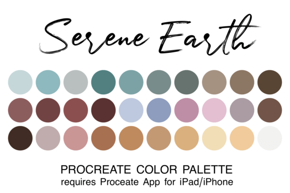 Download Serene Earth Procreate Color Palette - Procreate Collection