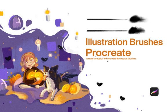 Download 10 Illustration Brushes Procreate - Procreate Collection