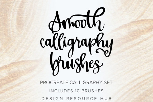 Download Smooth Calligraphy Procreate Brushes - Procreate Collection