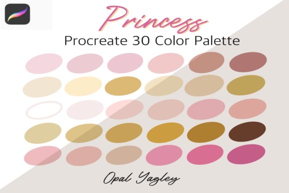 Download Princess - Pink Gold - Procreate Color - Procreate Collection