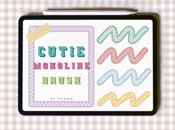 Download Outline Brush for Procreate | Monoline - Procreate Collection