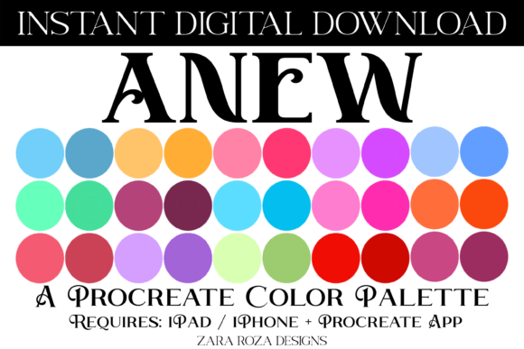 Download Anew Procreate Color Palette - Procreate Collection