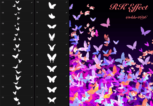 Download Butterfly Brushes Pack for PROCREATE - Procreate Collection