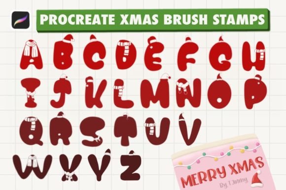 Download Procreate Xmas Brush Stamps - Procreate Collection
