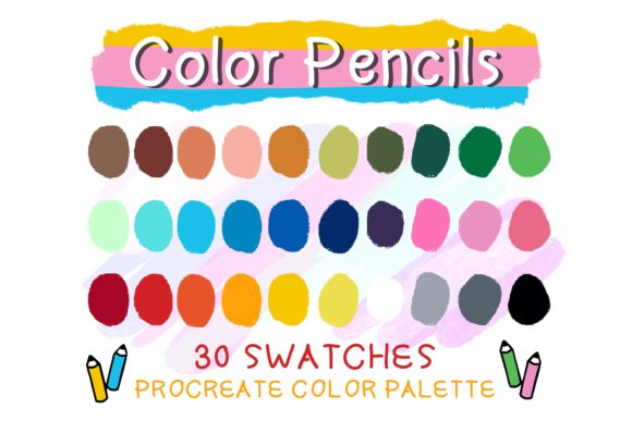 Download Color Pencil Tone Procreate Palettes - Procreate Collection