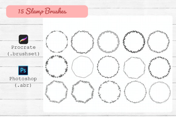Download Procreate and Photoshop Stamp Brushes. - Procreate Collection