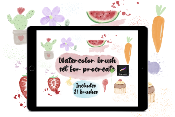 Download Watercolor Brush Set for Procreate - Procreate Collection