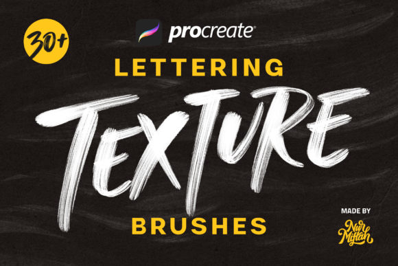 Download Procreate Lettering Texture Brushes - Procreate Collection