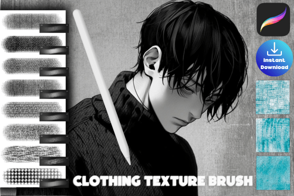 Download Procreate Clothes Texture Brush Set - Procreate Collection