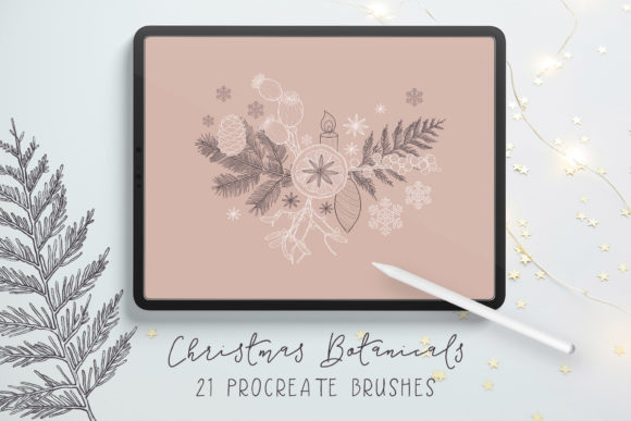Download Christmas Botanicals Procreate Brushes - Procreate Collection