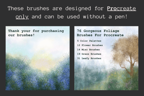 Download Watercolor Foliage Procreate Brushes - Procreate Collection