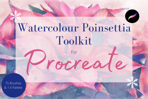 Download Poinsettia Watercolour Toolkit Procreate - Procreate Collection