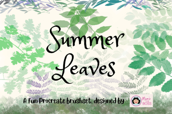Download Summer Leaves Procreate Brush Set - Procreate Collection