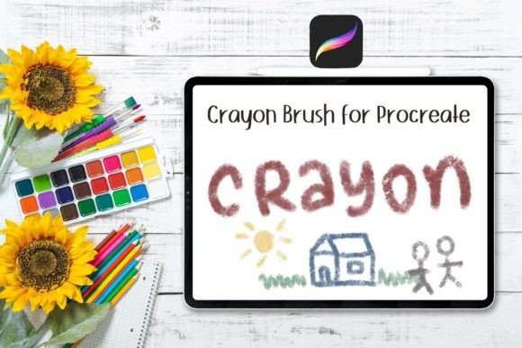 Download Crayon Brush for Procreate - Procreate Collection