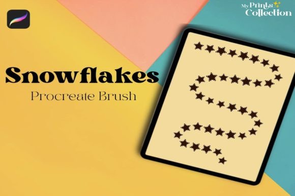 Download Snowflakes Single Procreate Brush - Procreate Collection