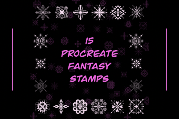 Download Procreate Fantasy Stamp Brushes - Procreate Collection
