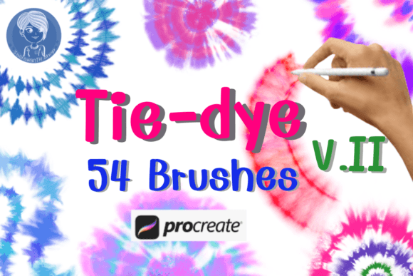 Download Tie Dye Procreate Brushes V.2 - Procreate Collection