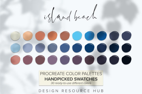 Download Procreate Color Palette: Island Beach - Procreate Collection