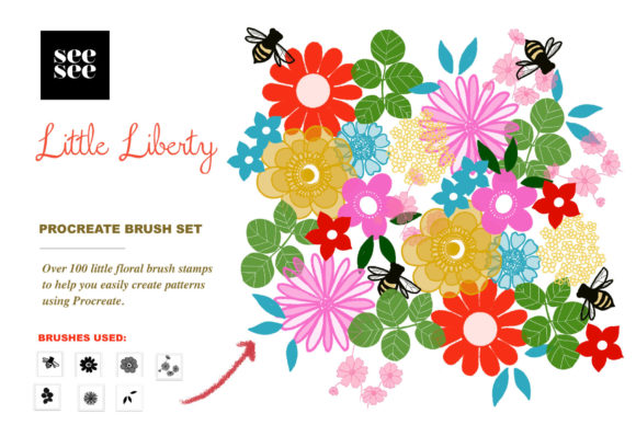 Download Little Liberty Procreate Brush Set - Procreate Collection