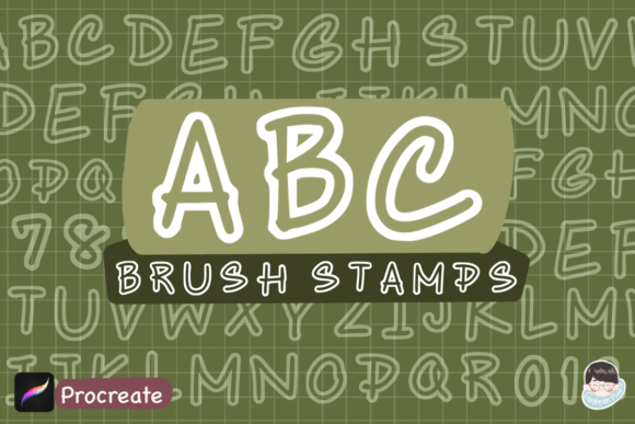 Download 41 ABC Brush Stamps for Procreate - Procreate Collection