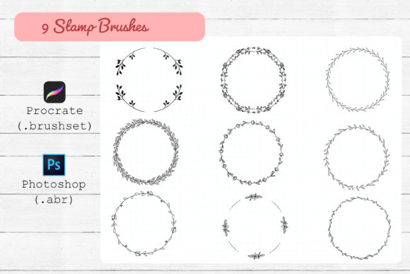 Download Procreate and Photoshop Stamp Brushes. - Procreate Collection