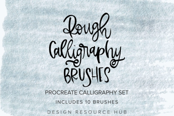 Download Rough Calligraphy Procreate Brushes - Procreate Collection